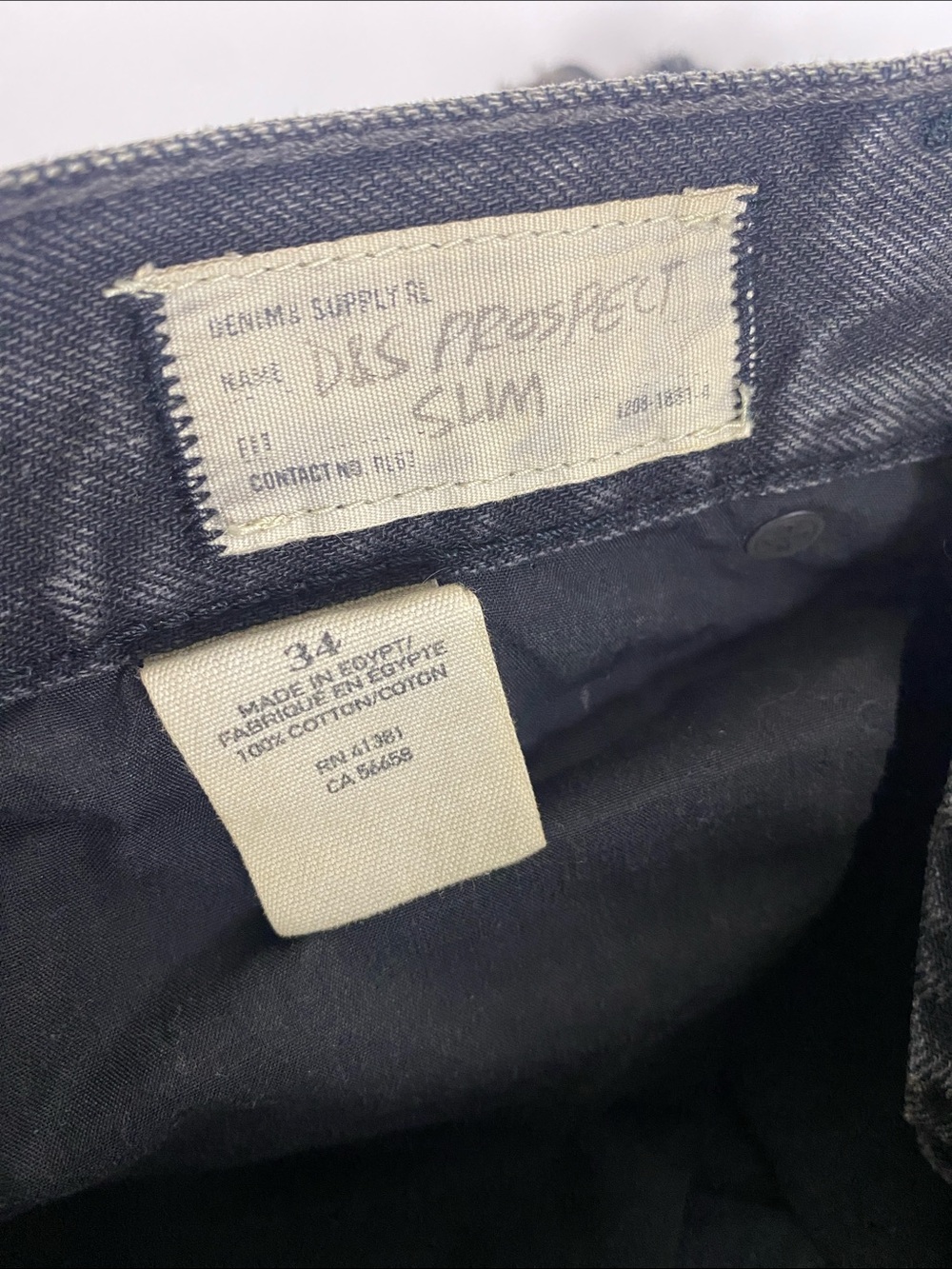 Denim & Supply Ralph Lauren Men's Denim Shorts Cotton Slim Distressed Size 34 - Picture 7 of 9